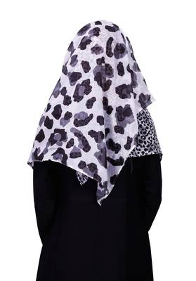 Women'S Animal Printed Tibetian Silk Scarf Hijab Dupatta 5