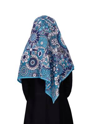 Floral Printed Soft Silk Scarf Hijab For Women 5