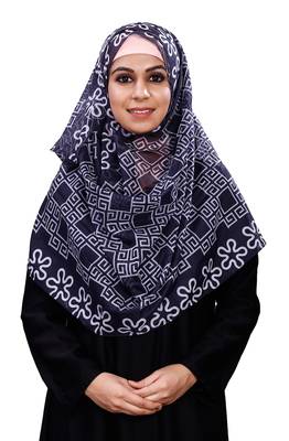 Women'S Casual Wear Printed Soft Silk Scarf Hijab Dupatta 2