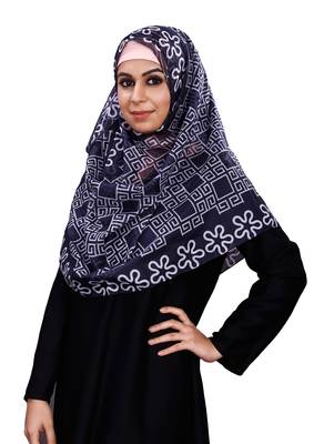 Women'S Casual Wear Printed Soft Silk Scarf Hijab Dupatta 3