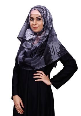Women'S Multi Color Festive Wear Printed Scarf Hijab Dupatta 1