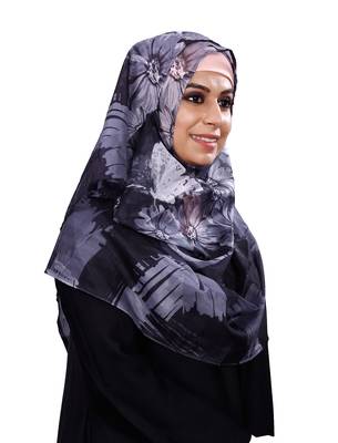 Women'S Multi Color Festive Wear Printed Scarf Hijab Dupatta 4