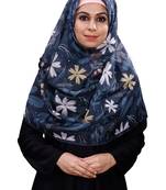 Women'S Floral Printed Tibetian Silk Scarf Hijab
