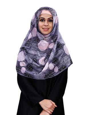 Women'S Occasion Wear Tibetian Silk Scarf Hijab 3