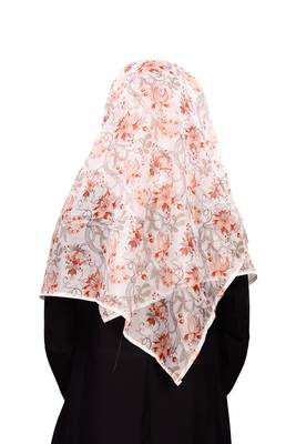 Women'S Free Size Floral Printed Tibetian Silk Scarf Hijab Dupatta 5