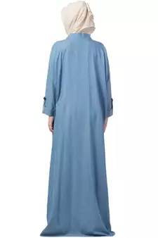 Loose Fit Denim Abaya