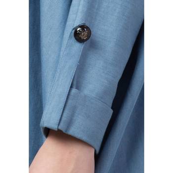 Loose Fit Denim Abaya 5