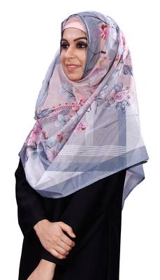 Women'S Occasion Wear Printed Tibetian Silk Scarf Hijab Dupatta 2