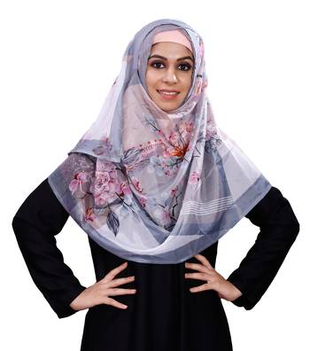 Women'S Occasion Wear Printed Tibetian Silk Scarf Hijab Dupatta 3