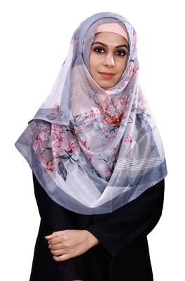 Women'S Occasion Wear Printed Tibetian Silk Scarf Hijab Dupatta 4