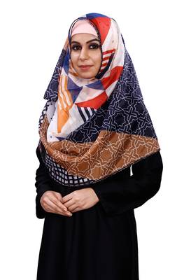 Printed Tibetian Silk Scarf Hijab Dupatta For Women 2