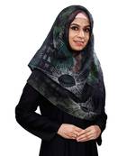Women'S Tibetian Printed Silk Scarf Hijab Dupatta