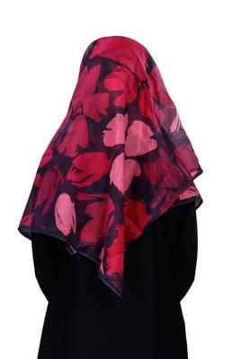 Printed Tibetian Silk Scarf Hijab Dupatta For Women 5