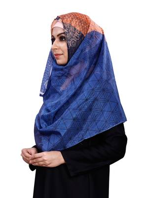 Women'S Printed Tibetian Soft Silk Scarf Hijab 3