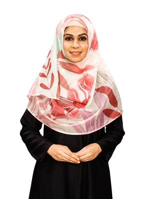Women'S Printed Tibetian Silk Scarf Hijab Stole 2