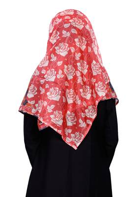 Free Size Printed Silk Scarf Hijab Dupatta For Women 4