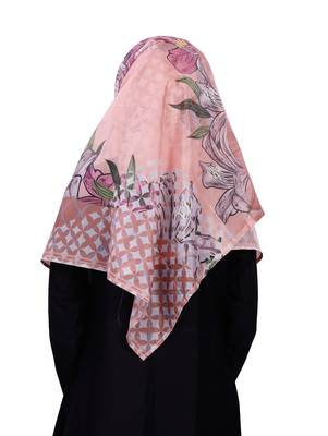 Women'S Free Size Printed Tibetian Silk Scarf Hijab 3