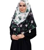Women'S Free Size Printed Tibetian Silk Scarf Hijab