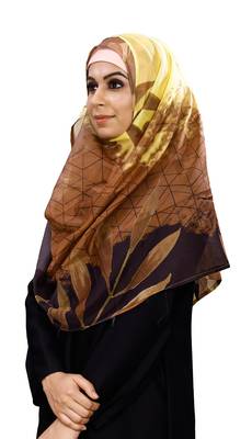 Women'S Tibetian Silk Printed Scarf Hijab 1