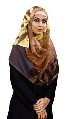 Women'S Tibetian Silk Printed Scarf Hijab 5