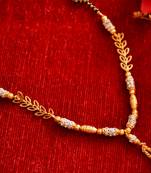 Designer diamond Studded classic Gold Plated Necklace Mangalsutra