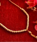  Designer diamond Studded classic Simple Gold Plated Necklace 