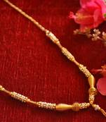  Designer diamond Studded classic Simple Gold Plated Necklace 