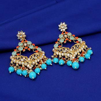 Turquoise Danglers Drops 2