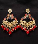 Maroon Danglers Drops