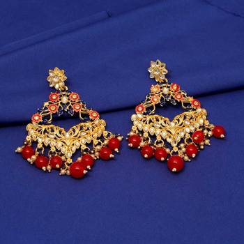 Maroon Danglers Drops 2