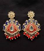 Maroon Danglers Drops