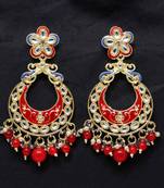 Maroon Danglers Drops