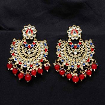 Maroon Danglers Drops 1
