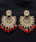 Maroon Danglers Drops