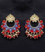 Maroon Danglers Drops