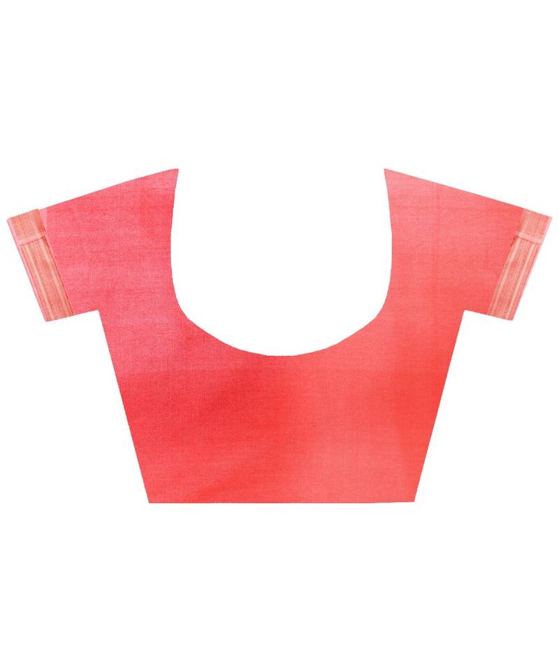 Red Women  Blend Silk Zari Work Fancy Banarasi Saree