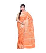 Mustard Woman Mercerize Cotton Silk Banarasi Saree