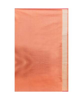 Mustard Woman Mercerize Cotton Silk Banarasi Saree 4