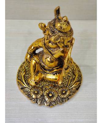 Golden Oxidized Antique Look Metallic Bal Roop Ram Bhagwan Idol With Bow And Arrow 4