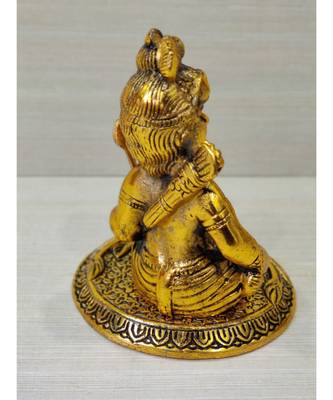 Golden Oxidized Antique Look Metallic Bal Roop Ram Bhagwan Idol With Bow And Arrow 5