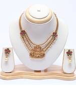 South Indian temple jewellery short necklace set