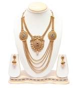 Multilayer double necklace