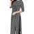 grey rayon plain long-kurtis For Women