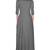 grey rayon plain long-kurtis For Women