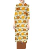 multicolor cotton printed long-kurtis For Women