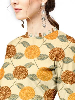 multicolor cotton printed long-kurtis For Women 2