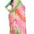 Multicolor printed cotton silk saree with blouse