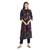 blue rayon printed Kurta & Pant Set For Women