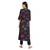 blue rayon printed Kurta & Pant Set For Women