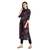 blue rayon printed Kurta & Pant Set For Women